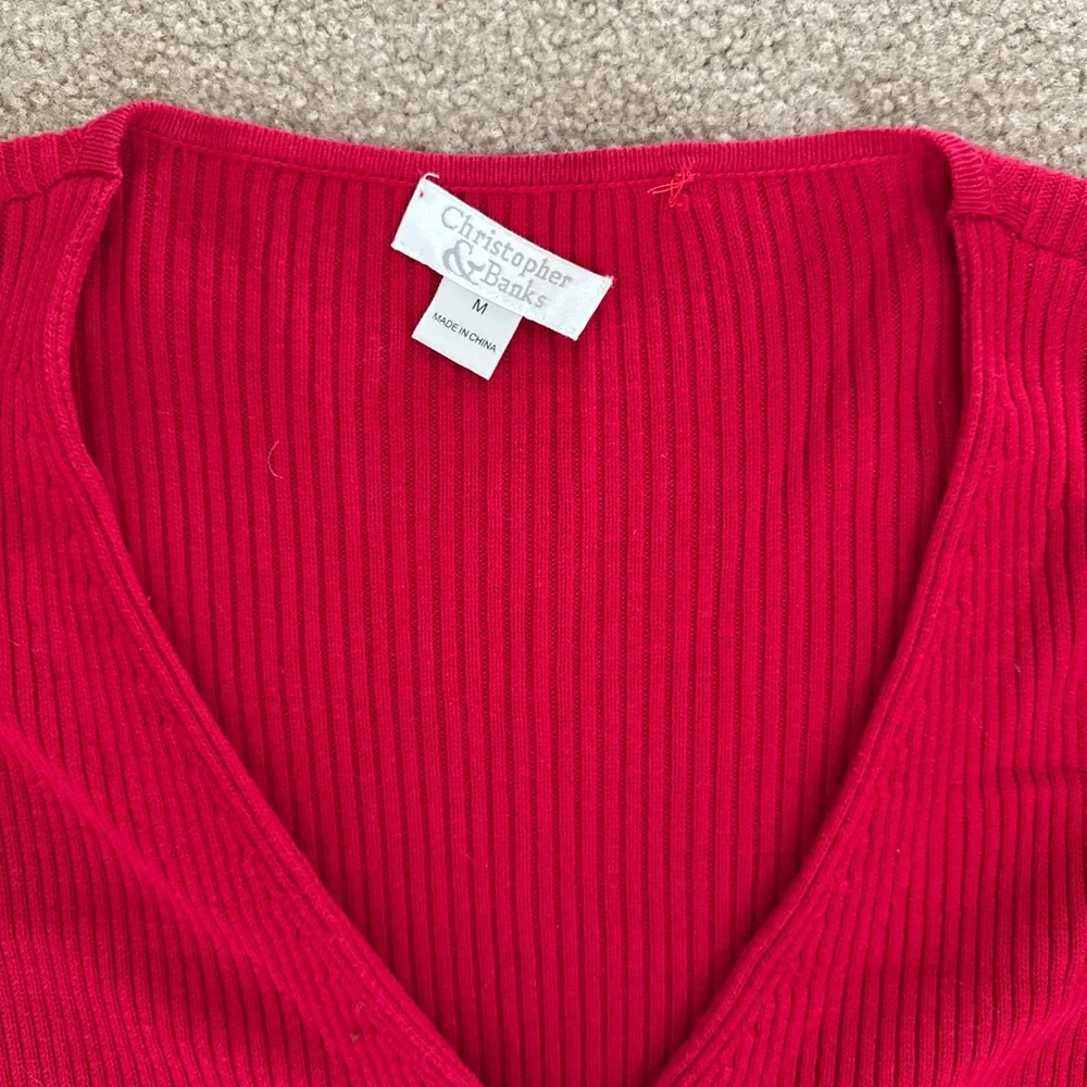 Christopher & Banks long red